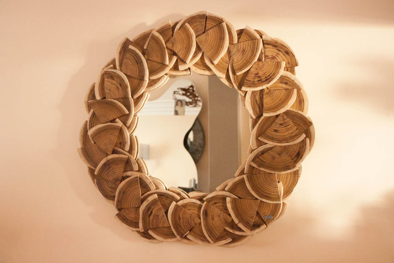 Wood Mirror | bromeliaV
